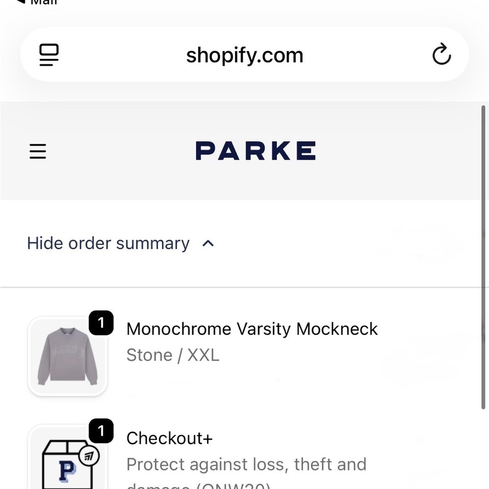 Parke Stone Mockneck (Tonal Collection) - Picture 2 of 3